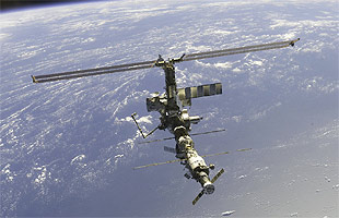 La ISS, vista desde el  Atlantis .