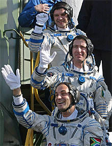 El segundo turista espacial vuela ya hacia la Estación Espacial Internacional