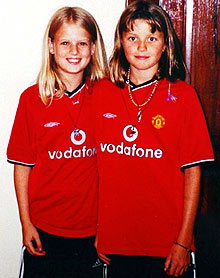 Las niñas asesinadas, en una imagen tomada el mismo día de su desaparición.