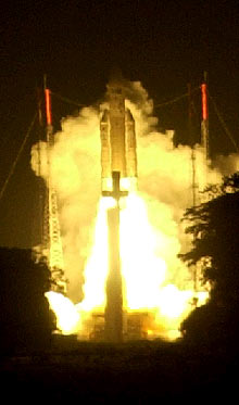 El Ariane V lanza con éxito en el segundo intento el nuevo satélite Meteosat