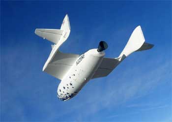 La nave  SpaceShipOne .