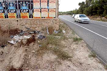 El accidente se ha producido a primera hora en la C-44, en el término de Vandellós i L'Hospitalet de l'Infant.