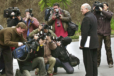 Ricardo Blázquez, momentos antes de su comparecencia ante la prensa.