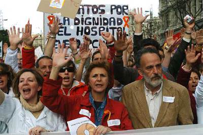 Más de diez mil personas exigen en Madrid el cese de Lamela por su gestión de la crisis de Leganés