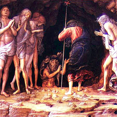  Descent into Limbo , de Andrea Mantegna, (1430-1506), subastado en 2003 en la Sotheby's de Nueva York.