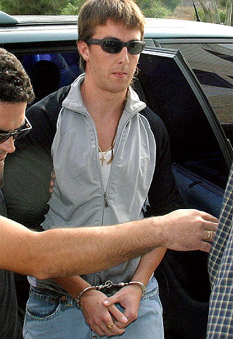 Fotografía de archivo, tomada en octubre de 2004, del joven José Rabadán, conocido como  el asesino de la catana .