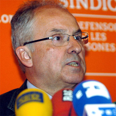 El Sindic de Greuges, Rafael Ribó, explica la resolución de la actuación que llevó a cabo en el caso de Alba.