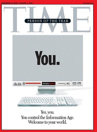 La original portada del último número de la revista  Time .