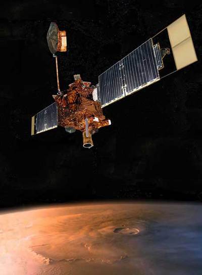 La Mars Global Surveyor.