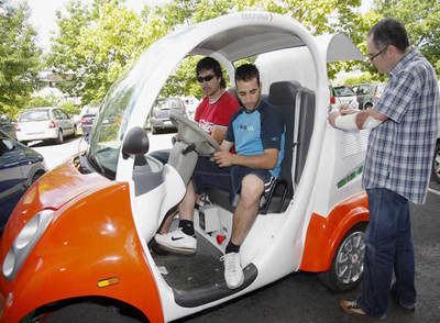 Este prototipo funciona con una batería de hidrógeno