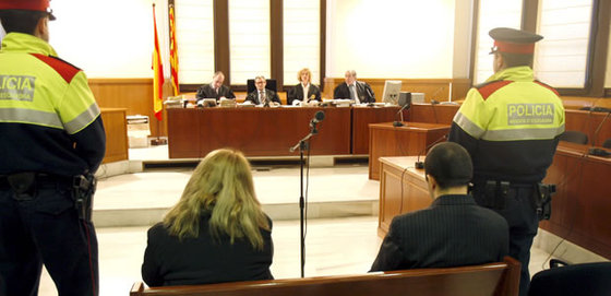 Francisco Javier P. y Ana María C., en la última sesión del juicio, que ha quedado visto para sentencia después de que acusaciones y defensa presentasen sus conclusiones e informes finales.