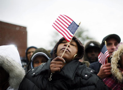 Fotografía de la campaña de Obama de la serie premiada de Damon Winter
