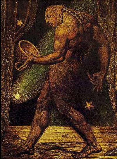  El Fantasma de la Pulga , de William Blake.