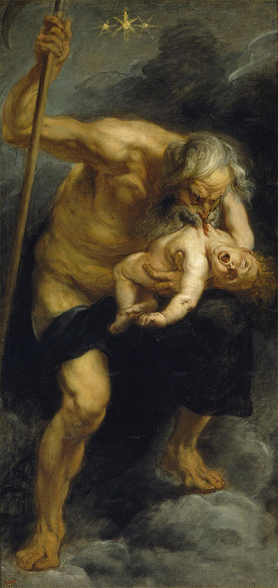  Saturno devorando a uno de sus hijos , de Rubens, se expone en el Museo del Prado (Madrid).