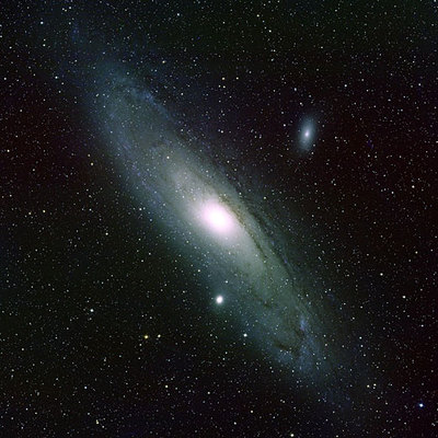 La famosa galaxia de Andrómeda Messier 31.
