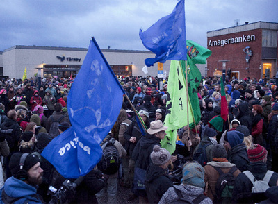 Más de 200 detenidos en una marcha contra el bloqueo de la cumbre de Copenhague
