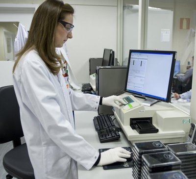 Laboratorio de descubrimiento de fármacos de GlaxoSmithKline en Tres Cantos (Madrid).