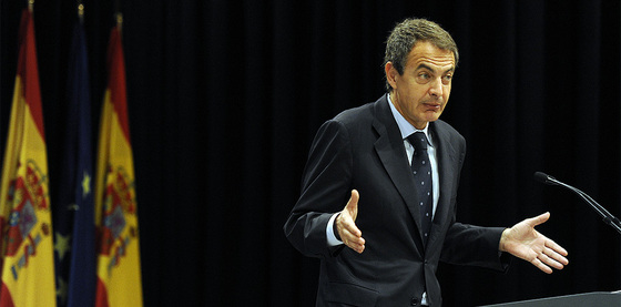 José Luis Rodríguez Zapatero, durante su discurso en el Encuentro europeo de medios.