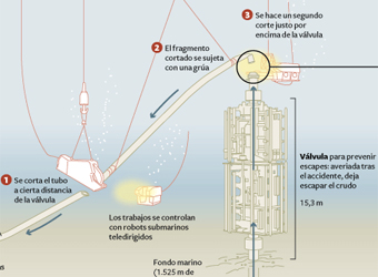 Los expertos confirman la existencia de manchas de petróleo en el fondo del golfo de México