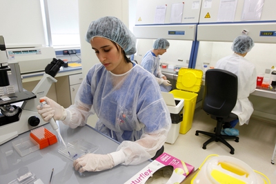 Laboratorio de Histocell, del grupo Noray, dedicado a la investigación de productos innovadores dirigidos a la medicina regenerativa.