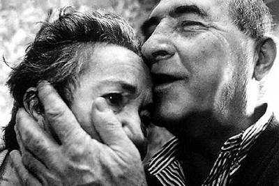 Fotografía de la exposición  La mirada del Alzheimer,  exhibida en 2005 en el FAD de Barcelona.