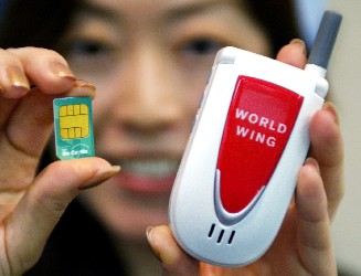 El chip  exportable  de NTT DoCoMo permitirá llamar y recibir llamadas desde cualquier lugar