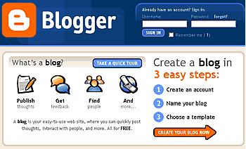 Blogger renueva diseño e inluye la publicación por e-mail, los comentarios, nuevas plantillas y espacio para que cada usuario trace un perfil personal.