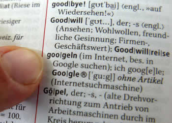 El Duden, el principal diccionario alemán, ha aceptado el verbo  googeln  para referirse a las búsquedas en la red