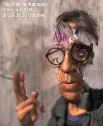 Art Futura -en la imagen, uno de los carteles del certamen- se celebrará entre el 28 y el 31 de octubre en siete ciudades españolas, bajo el título de  Realidad aumentada .