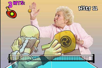 Jugando con  Eye Toy. 