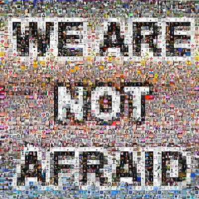 Tras los atentados de Londres, una 'web' recoge alegatos contra el terrorismo de internautas de todo el mundo. Guiados por la dirección del sitio, coinciden en el mensaje: 