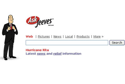 El mayordomo de Ask Jeeves, despedido