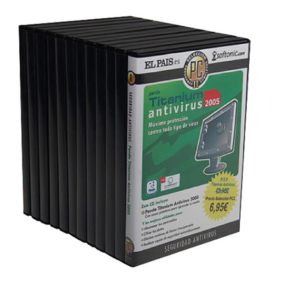 ANTIVIRUS . Esta semana, Panda Titanium Antivirus 2005 (1 año) inicia una colección que incluye 12 programas imprescindibles para PC en versión completa.