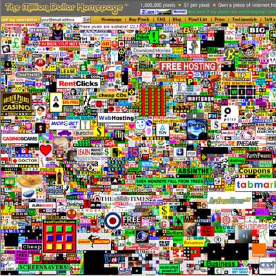 Página  web  con la que Alex Pew ha ganado casi un millón de dólares.