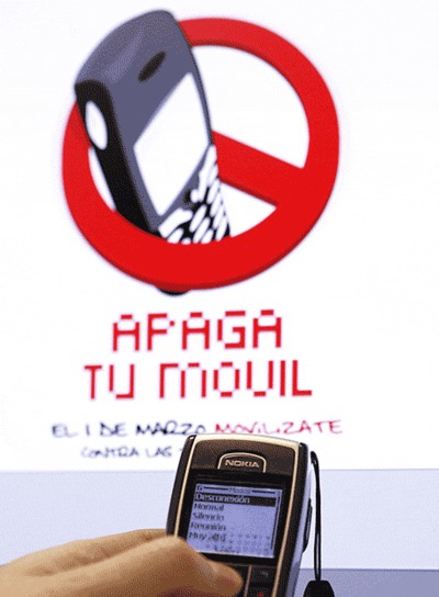 Cartel de la convocatoria del  Día Sin Móvil>i> para este 1 de marzo. 