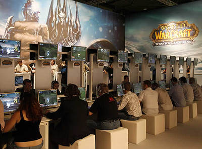 Aunque oficialmente la feria abre sus puertas el jueves, algunos privilegiados ya pueden disfrutar de las instalaciones de la Games Convention 2007.