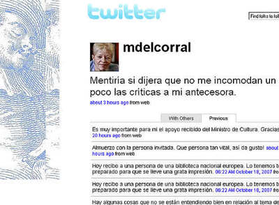La directora de la Biblioteca Nacional apuesta por Twitter