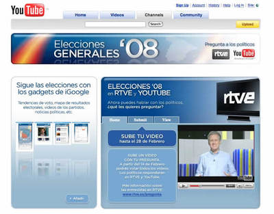 El PSOE gana por la mínima las elecciones en YouTube