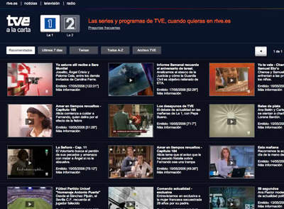 RTVE se pone al día en Internet