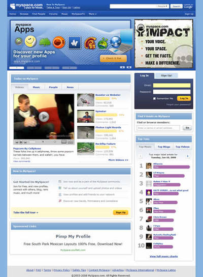 MySpace anuncia la renovación de su portal