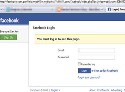 Facebook y Hi5 sufren un ataque masivo de 'phising'