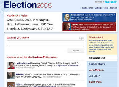 Twitter sigue la carrera hacia la Casa Blanca