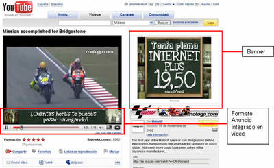 Los anuncios integrados de YouTube llegan a España