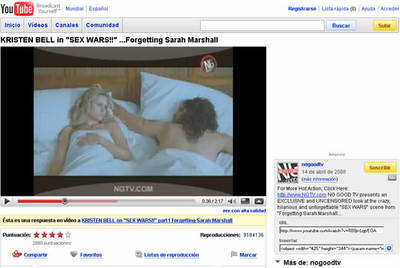 El sexo no es para YouTube