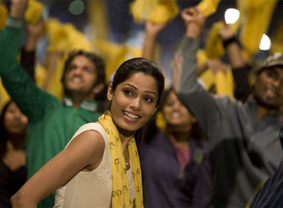 Freida Pinto, en un fotograma de  Slumdog millionaire. 