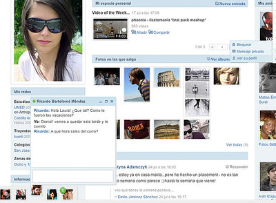 Tuenti estrena "messenger"