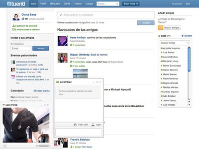 Tuenti estrena chat con vídeo