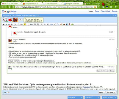 "Comenzamos a utilizar Wave porque estábamos cansados de SharePoint de Microsoft"