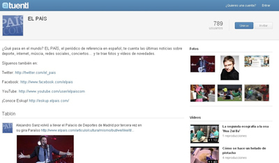 Tuenti abre sus páginas de empresas al público
