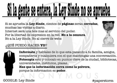 Movilización en la Red contra la 'ley Sinde'